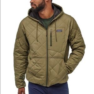 Patagonia Diamond Quilted Bomber Hooded Jacket
